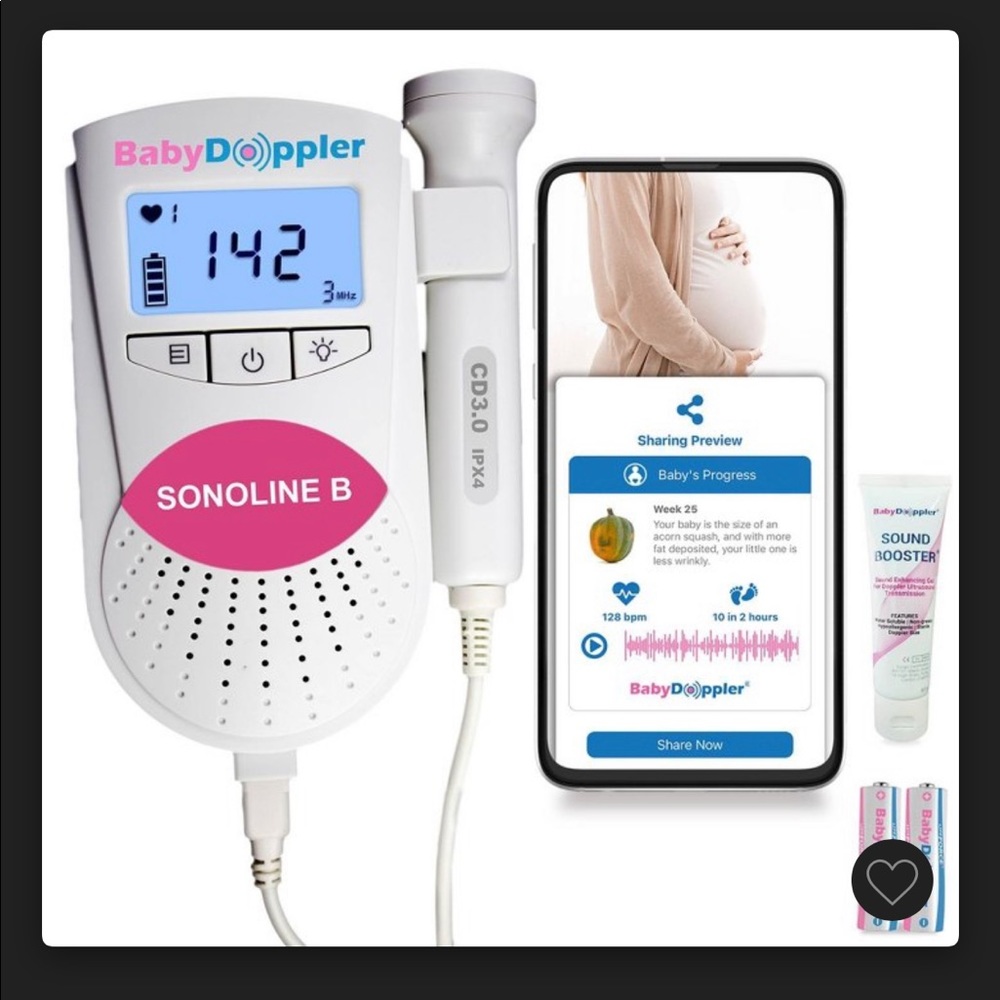 Baby fetal heart Doppler